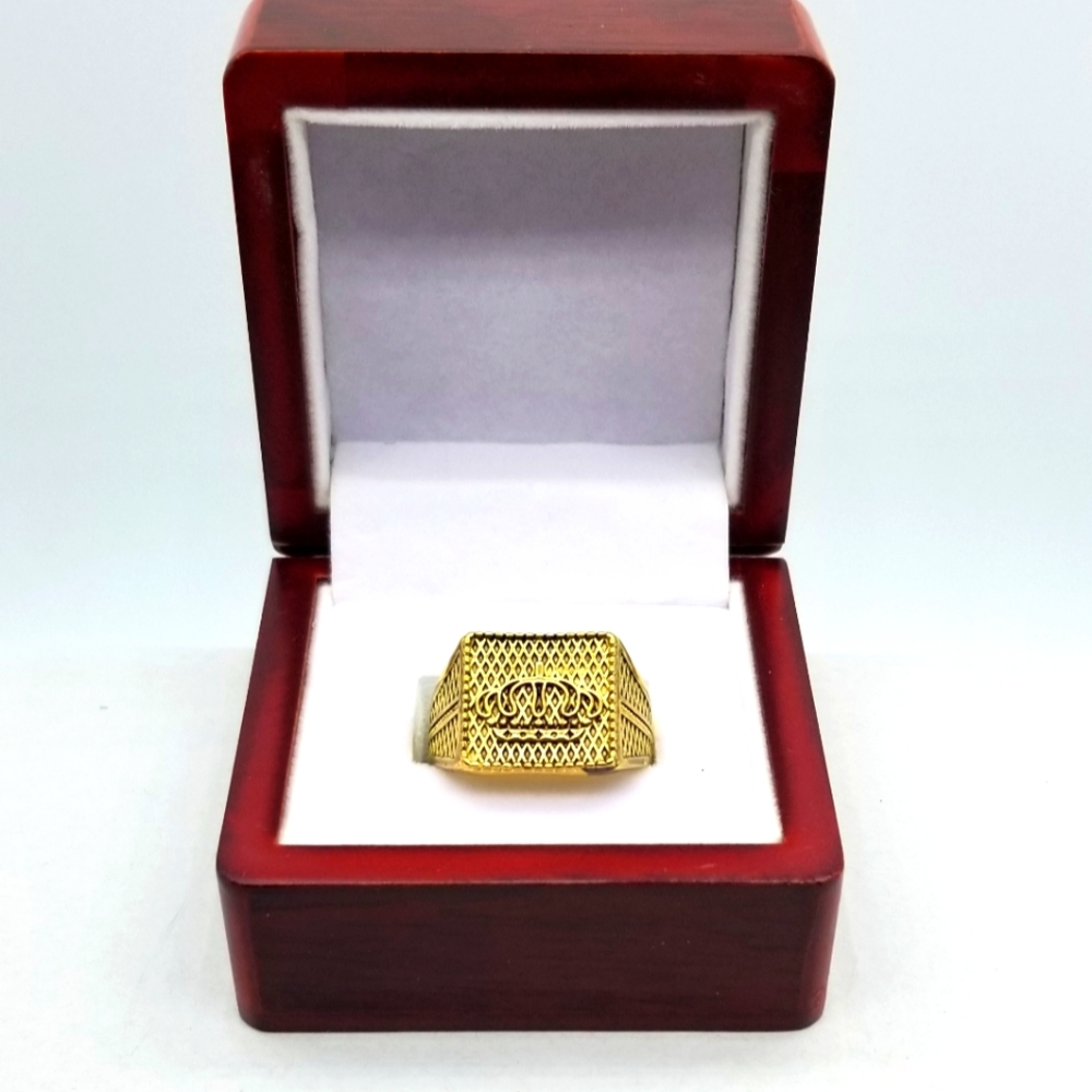 Mans King Crown Ring